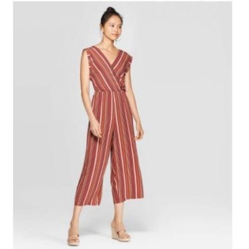 NWOT Xhilaration Striped Jumpsuit Size S - Picture 2 of 10